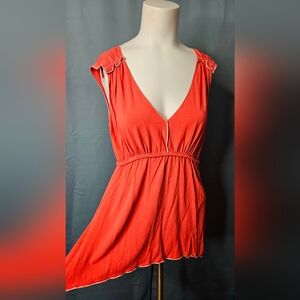 Max Studio Designer M.S.S.P. Coral Sleeveless‎ Blouse Nordstrom Size S